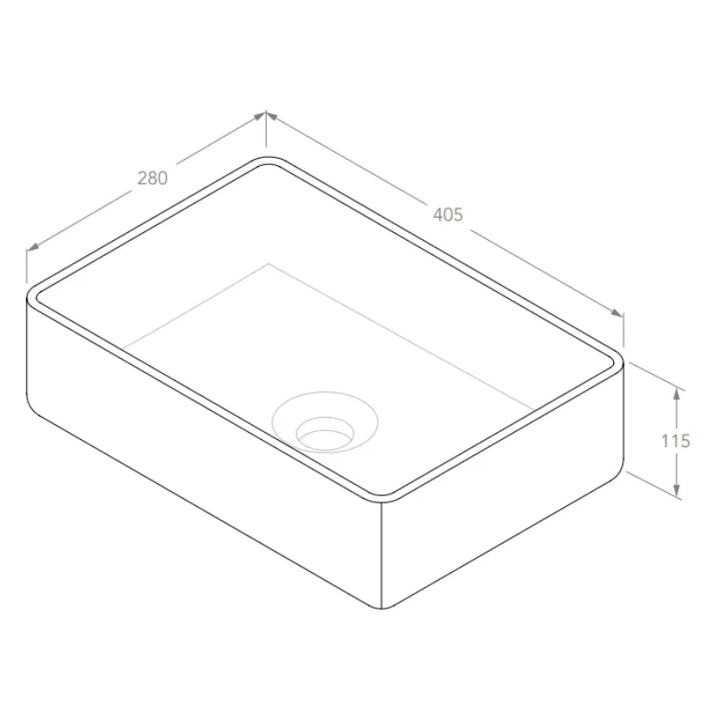 ADP Selma Ceramic Above Counter Basin
