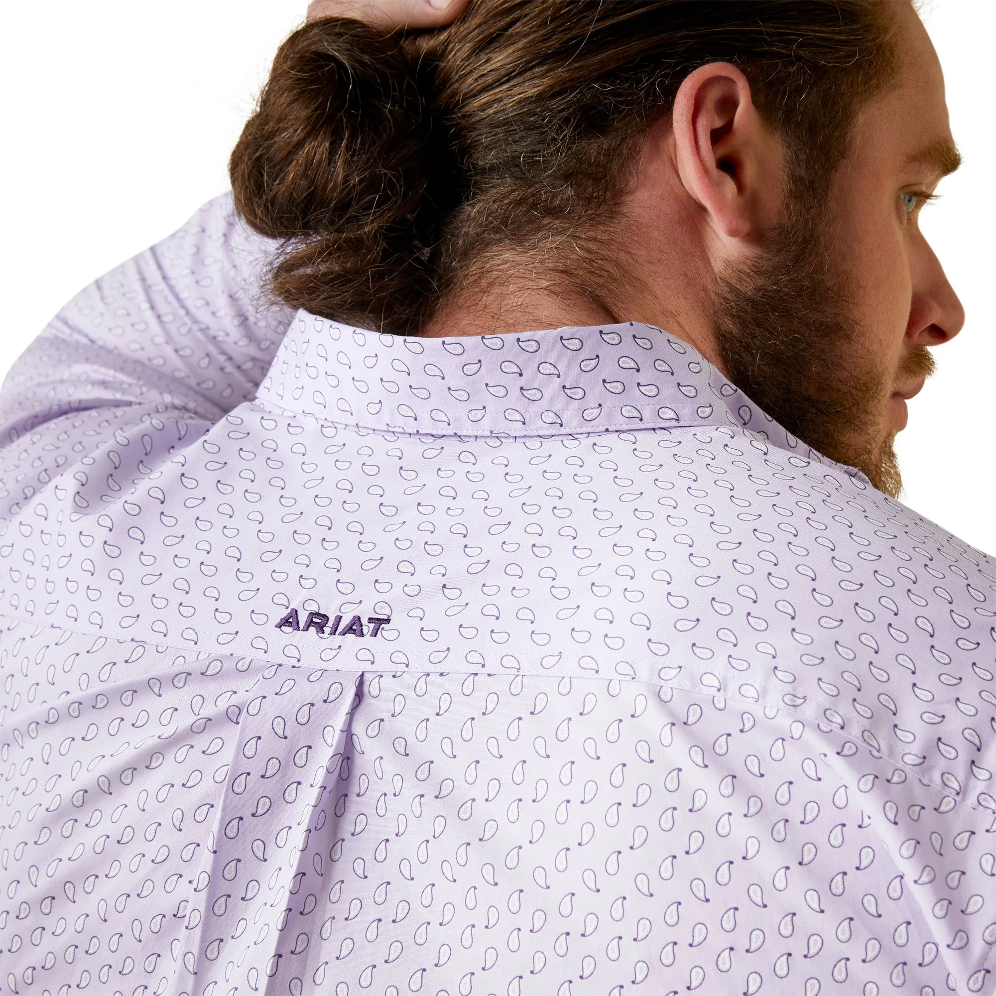 Ariat Men's Lilac MCCOY Long Sleeve Shirt