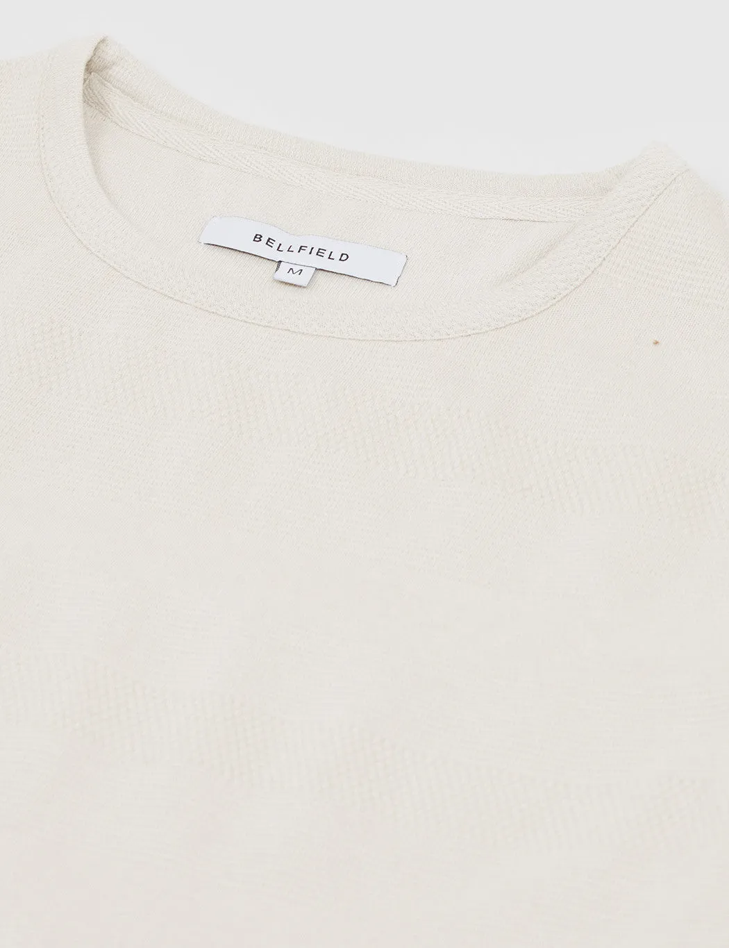 Bellfield Sandalwood Jacquard T-Shirt - Stone