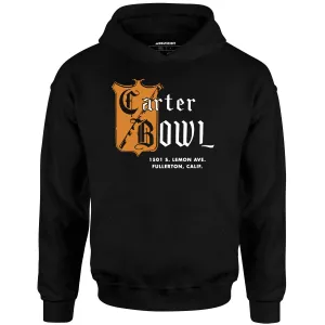Carter Bowl - Fullerton, CA - Vintage Bowling Alley - Unisex Hoodie