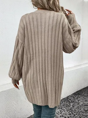 Colorful Knit Cardigan Sweater for Women - A Bold Winter Fashion Essential