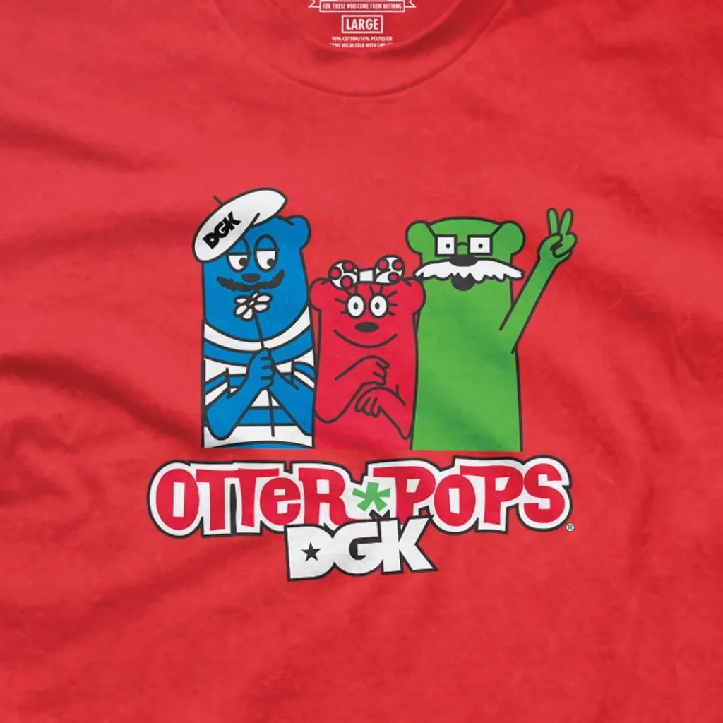 DGK x Otter Pops Youth Crew T-Shirts