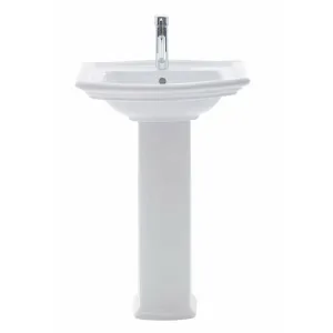 Frontline White Washington Full Pedestal Basin