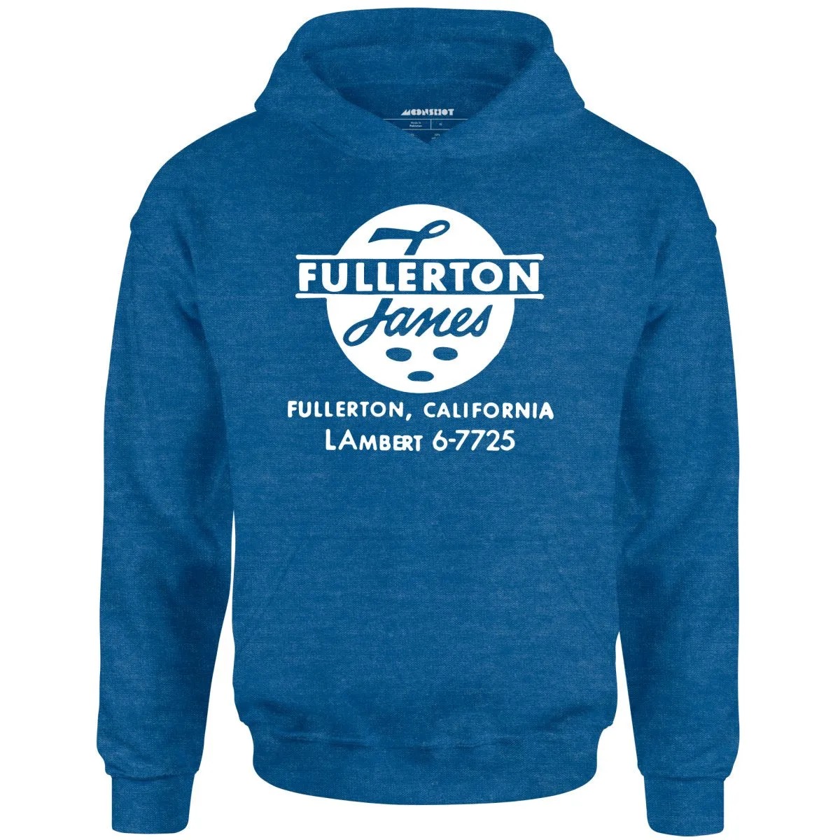 Fullerton Lanes - Fullerton, CA - Vintage Bowling Alley - Unisex Hoodie