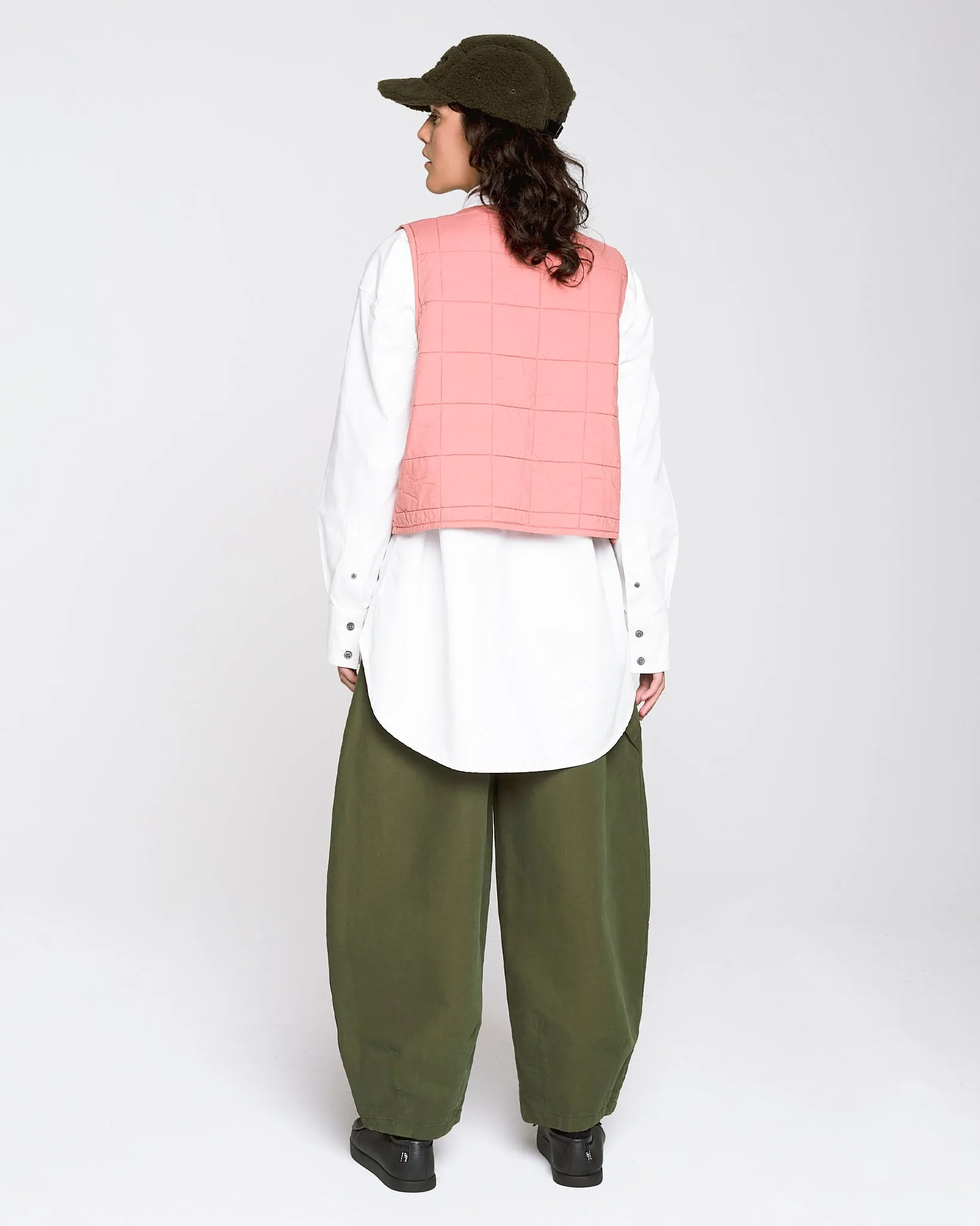 G.o.D Life Vest Cotton Quilt Old Rose