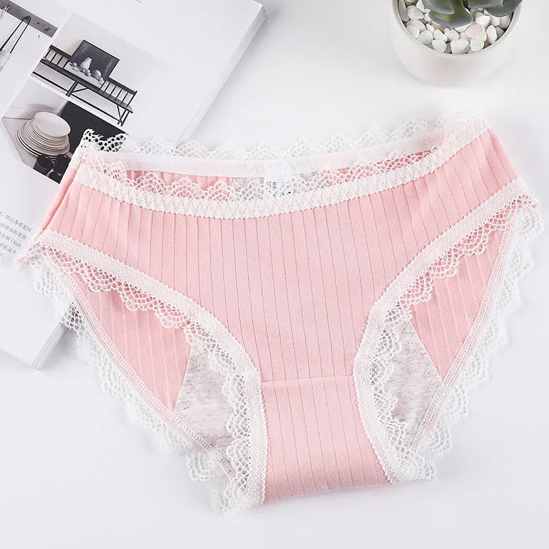 Japanese Physiological Underpants, Cotton Lace Leak-proof Safety And Sanitary Pants