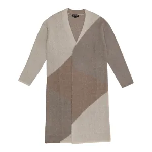 lily morgan Women's Long Jacquard Cardigan
