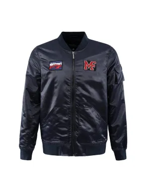 Men Mf Logo Bomber Flight Jacket