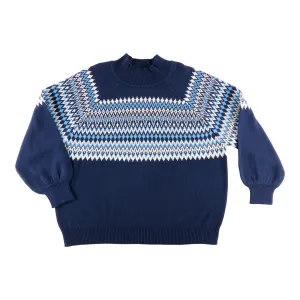 mySTYLE Women's Plus Mock-Neck Sweater