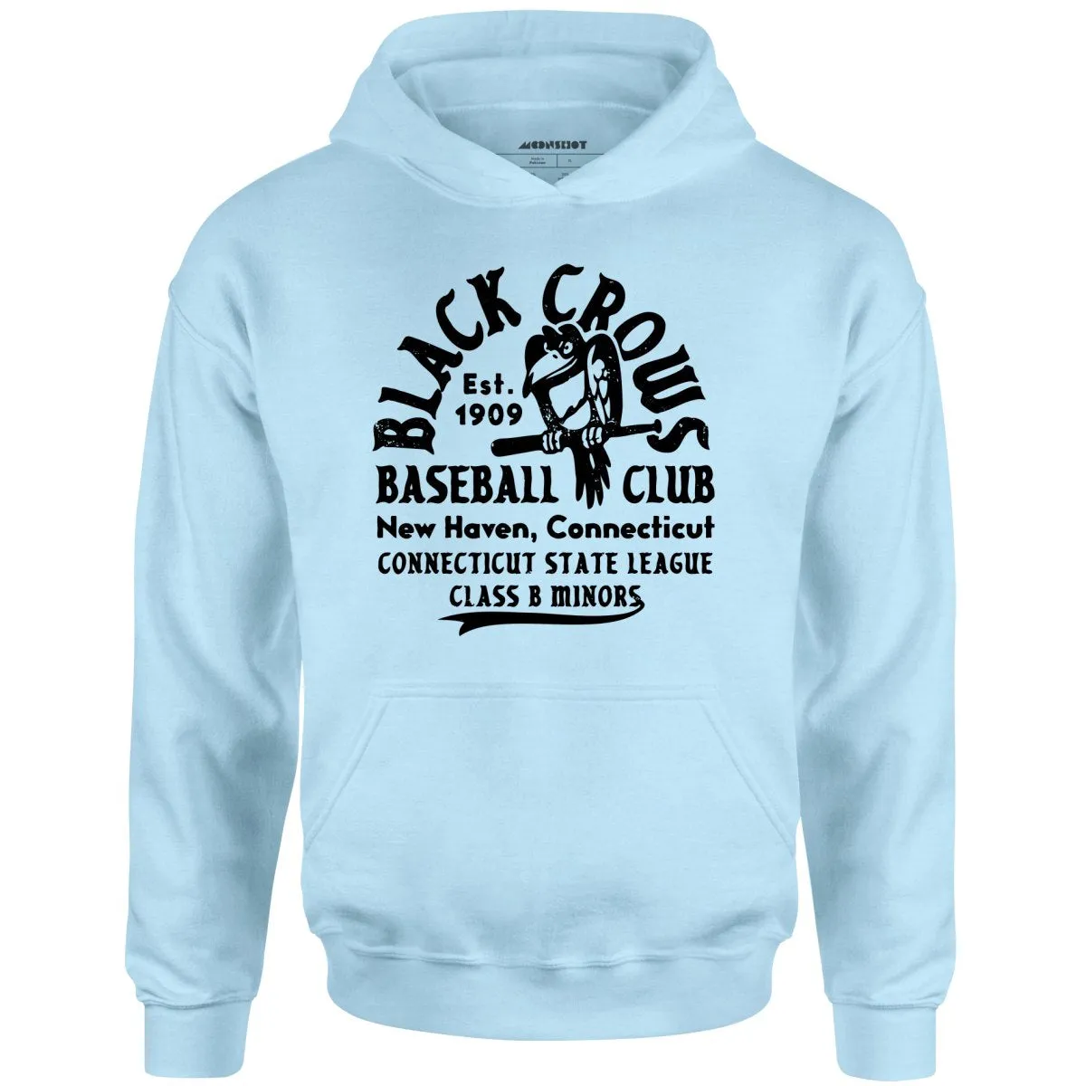 New Haven Black Crows - Connecticut - Vintage Defunct Baseball Teams - Unisex Hoodie