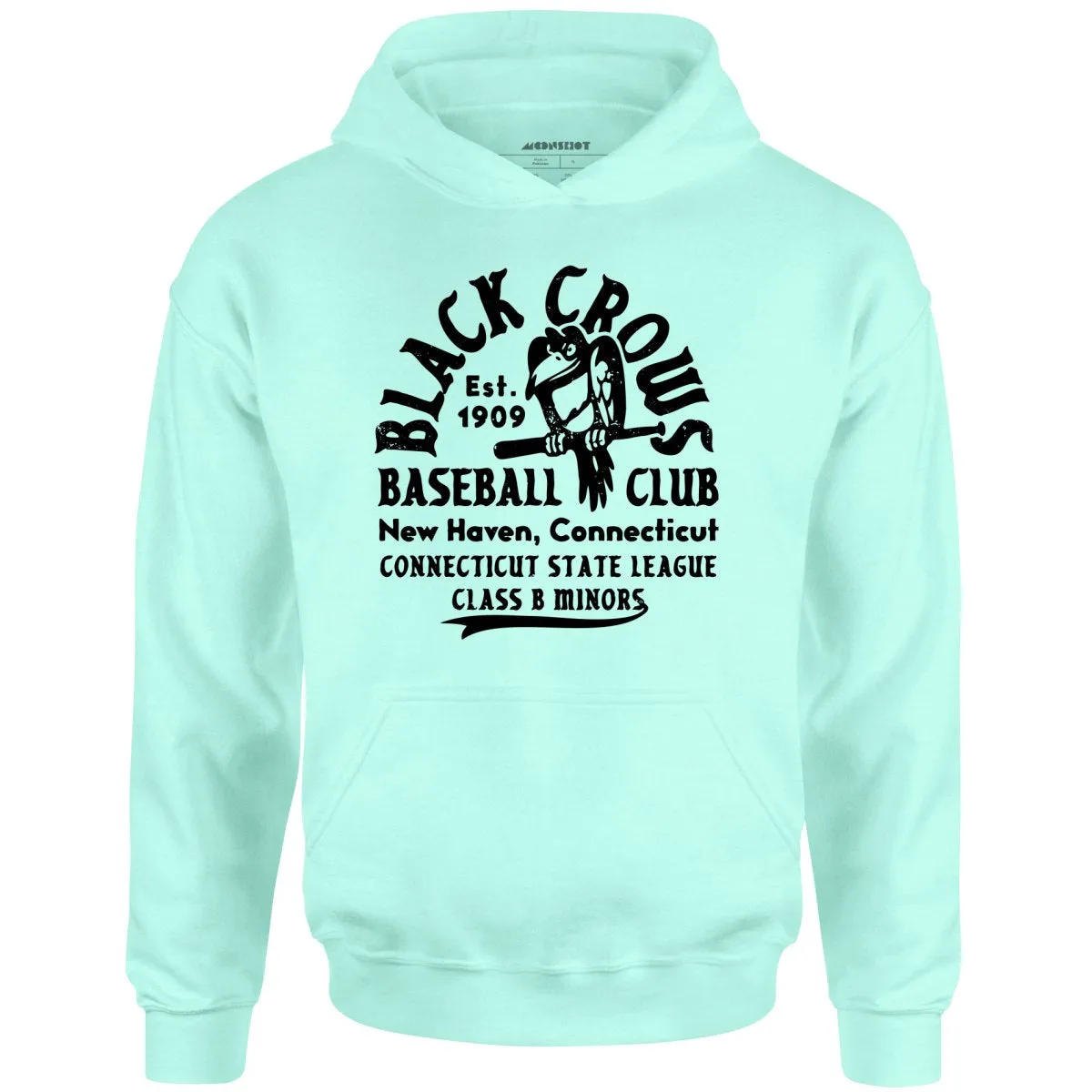 New Haven Black Crows - Connecticut - Vintage Defunct Baseball Teams - Unisex Hoodie