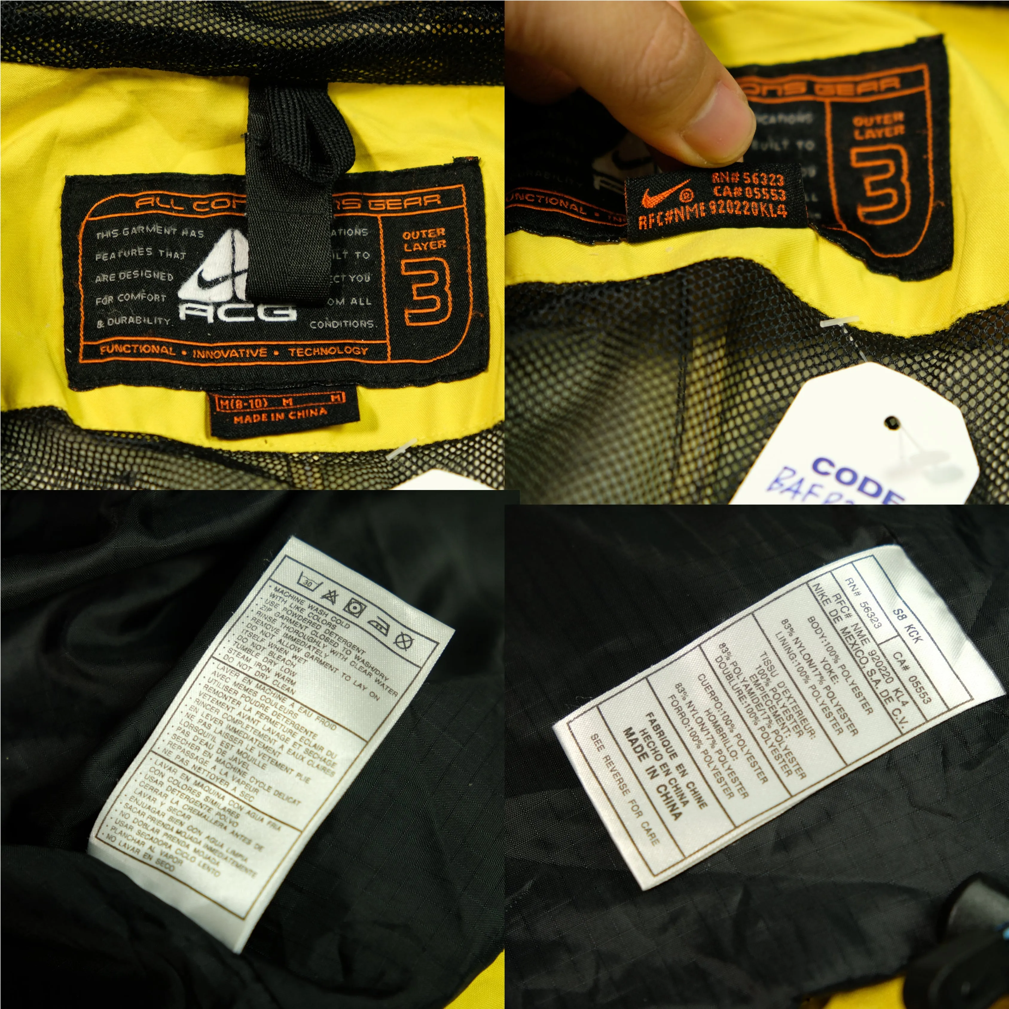 Nike ACG Storm-Fit 1990s Vintage Ski Jacket Large
