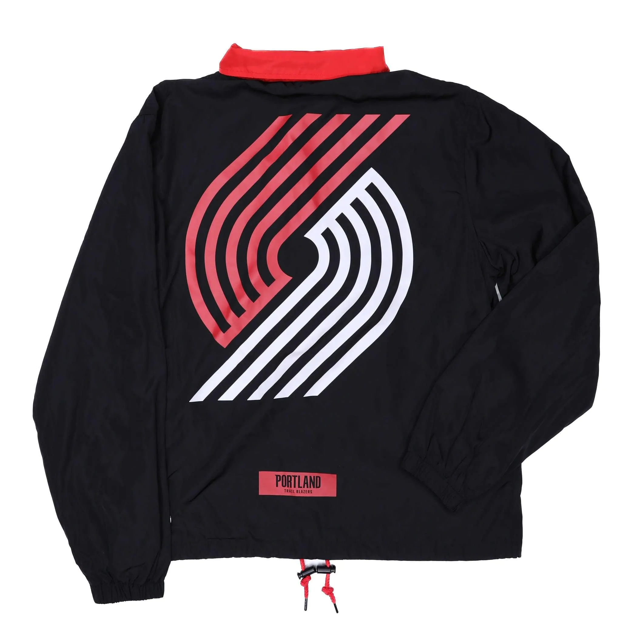 Portland Trail Blazers Wild Collective Back Pinwheel Coaches Jacket