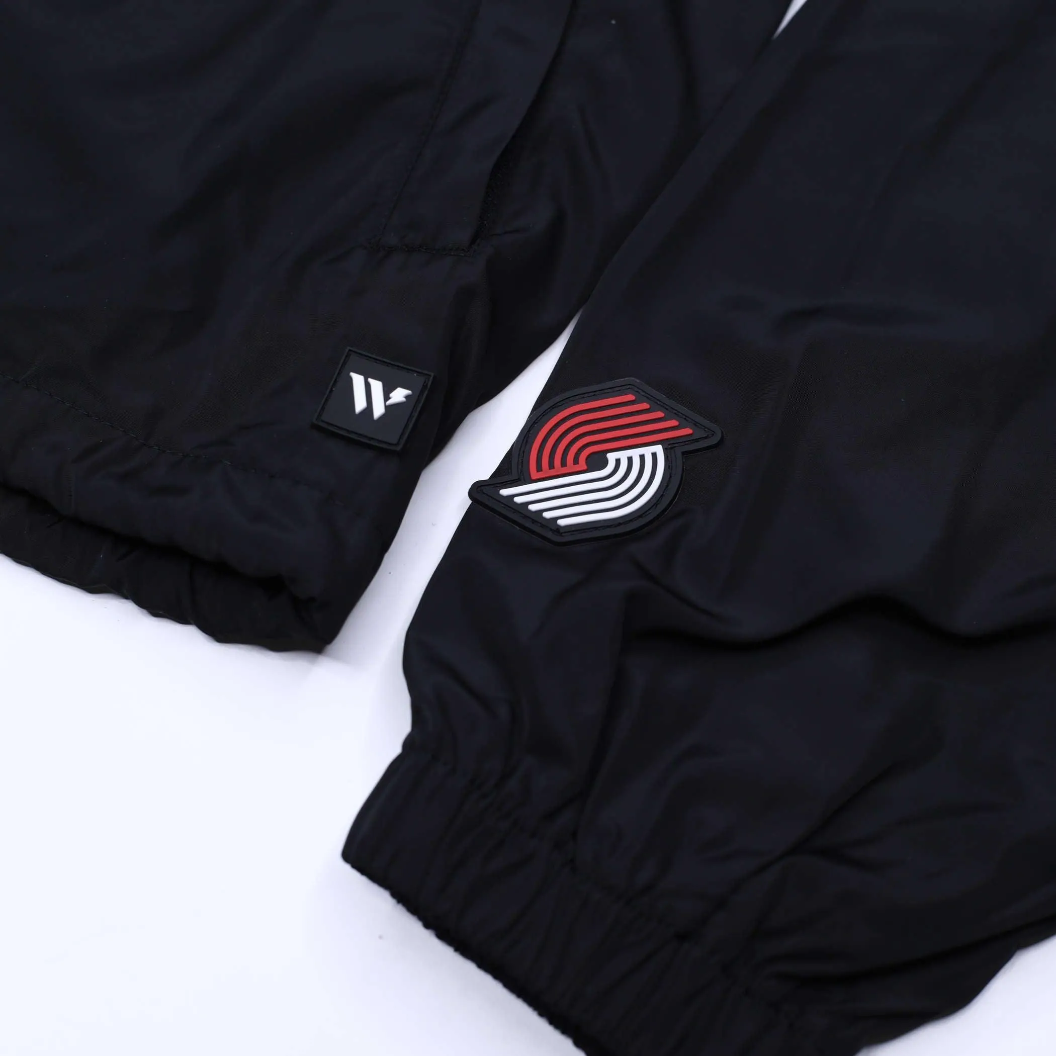 Portland Trail Blazers Wild Collective Back Pinwheel Coaches Jacket