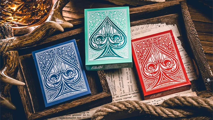 Sanctuary Red Playing Cards