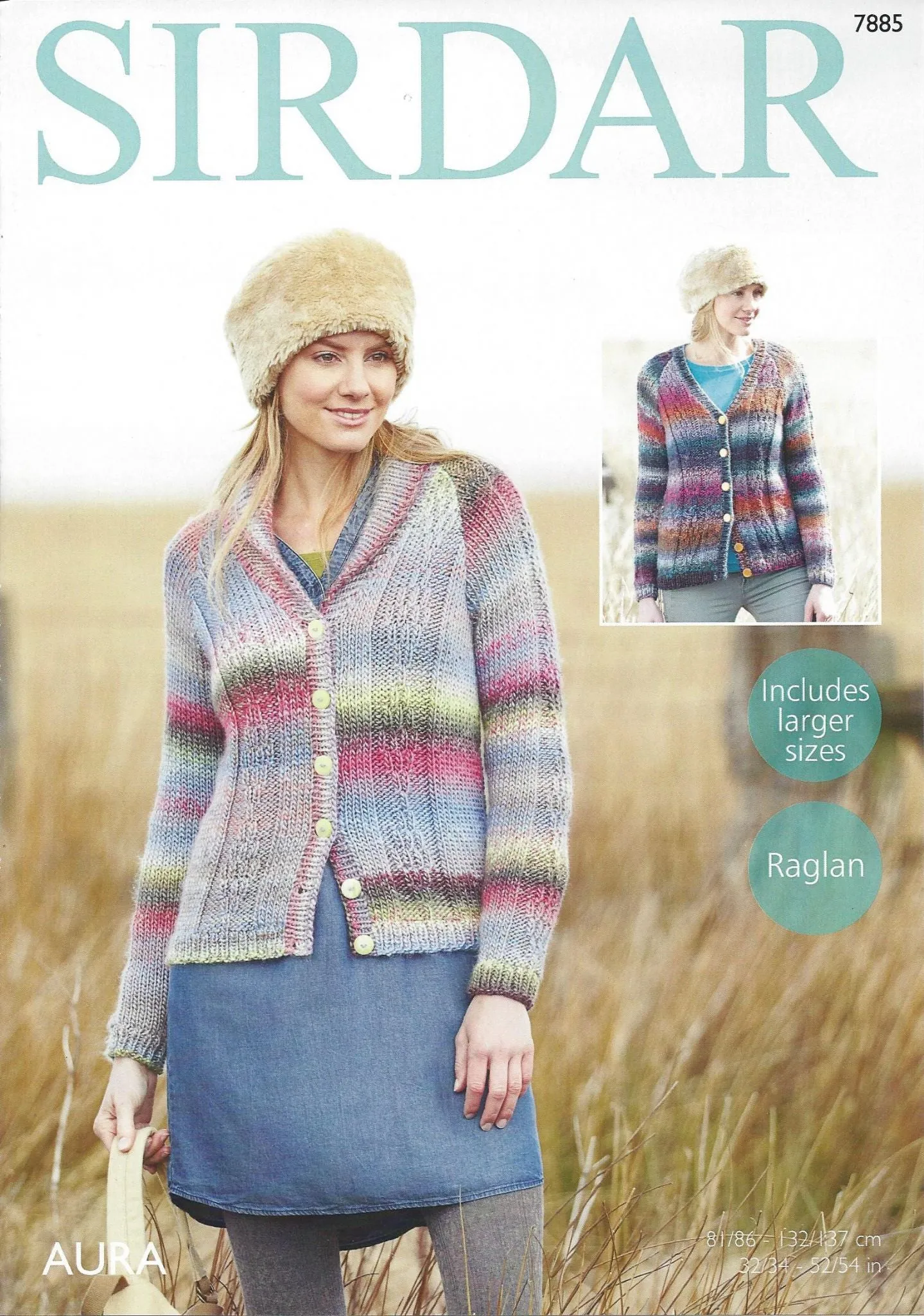 Sirdar Aura Chunky Pattern 7885 - Cardigans - NOW €1.00